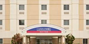 Exterior of Candlewood Suites in West Springfield
