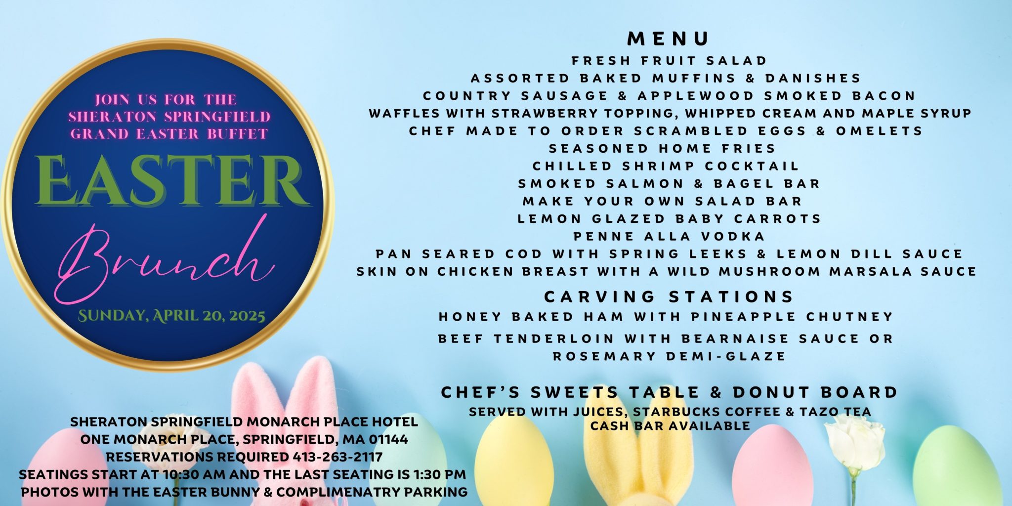 temp sheraton easter