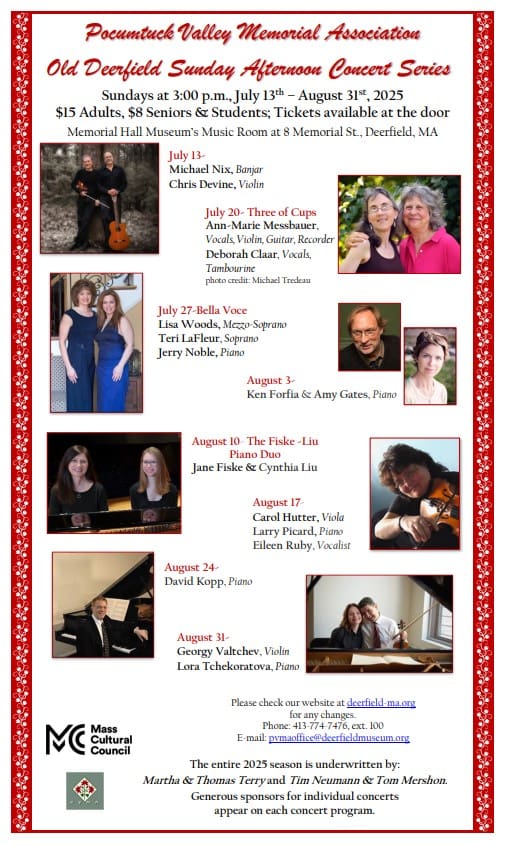 temp deerfield concerts