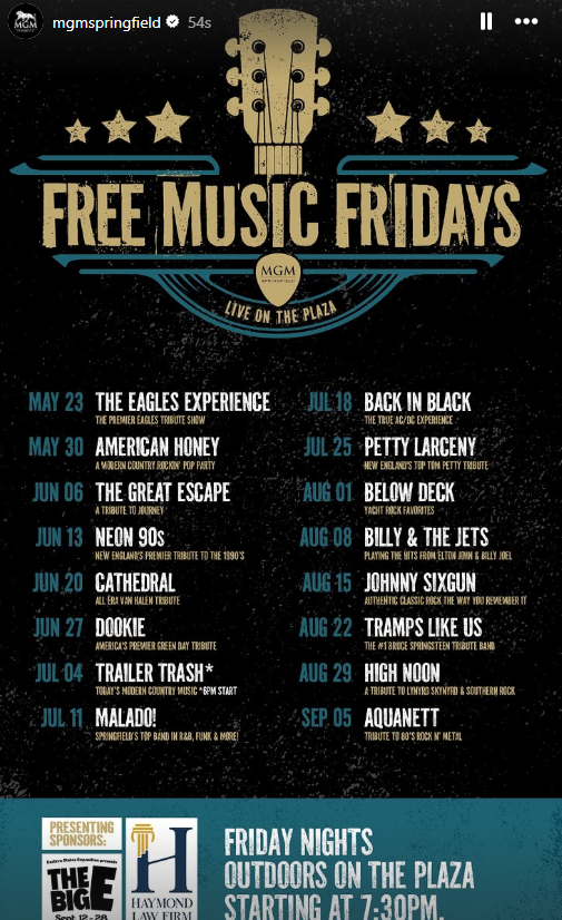temp MGM fridays