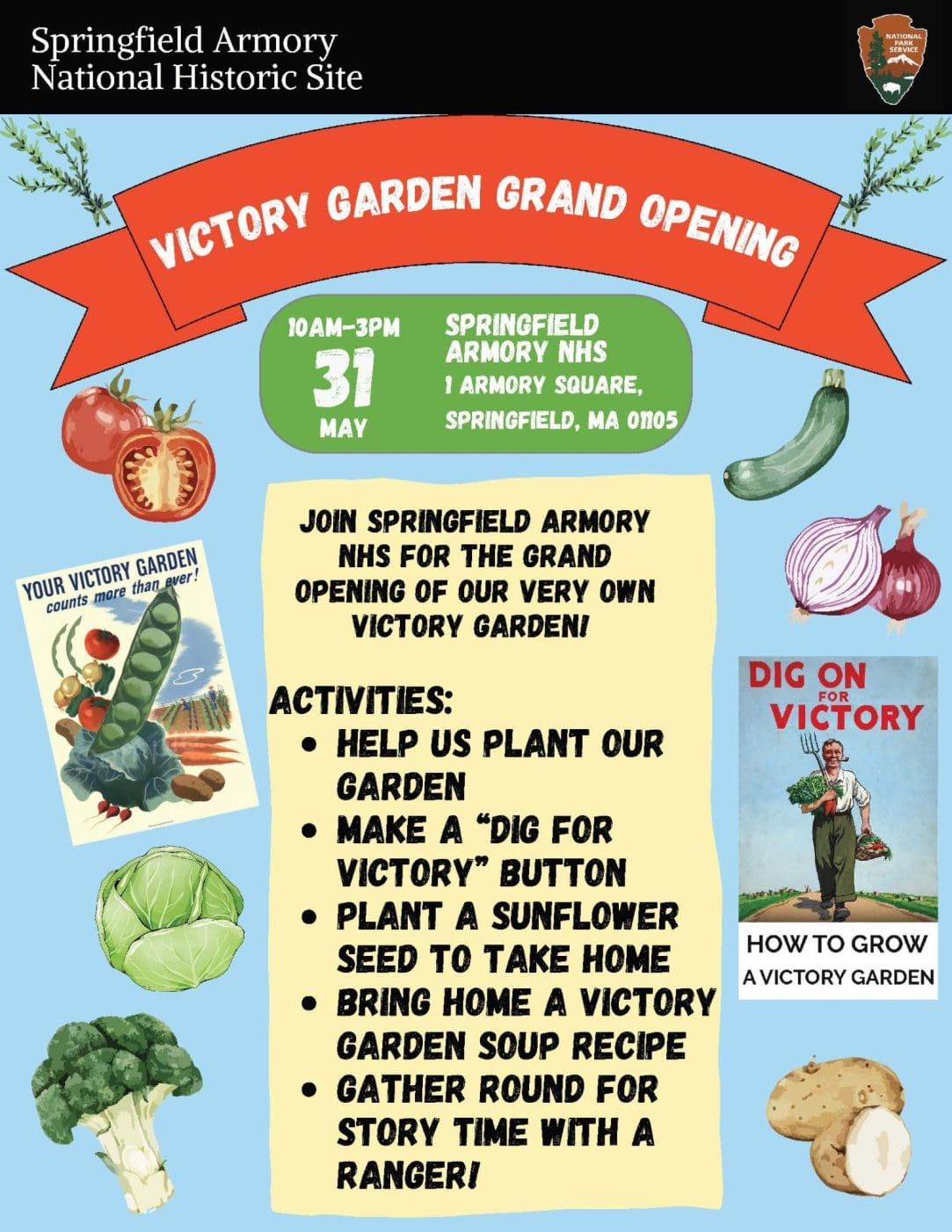 Victory Garden Event Flyer